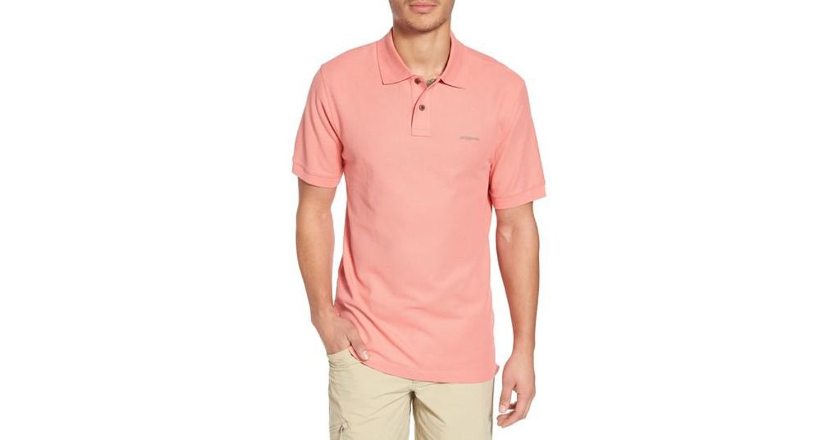 patagonia men's belwe pique polo