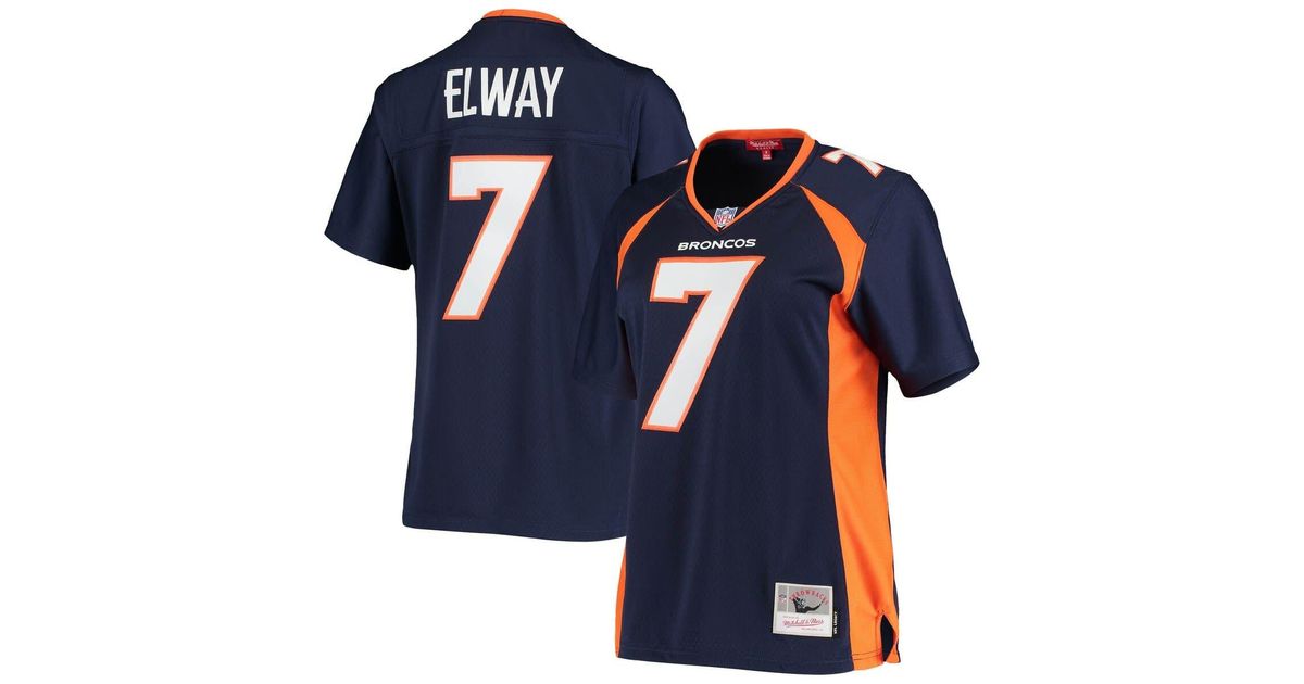 Mitchell & Ness John Elway Navy Denver Broncos Legacy Replica Team ...