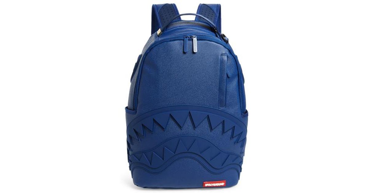 sprayground blue backpack