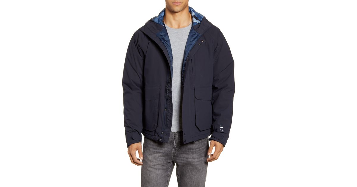 Barbour Broomfield Waterproof Jacket in Navy (Blue) for Men - Lyst