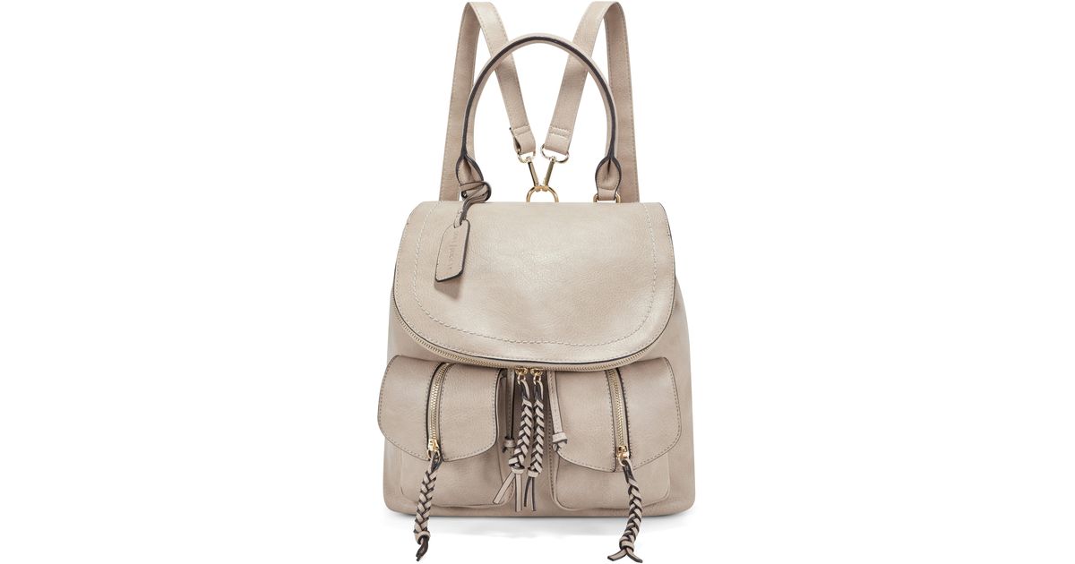 emery faux leather backpack