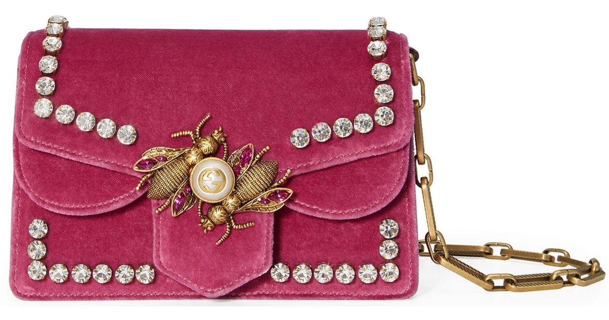 gucci pink bee bag