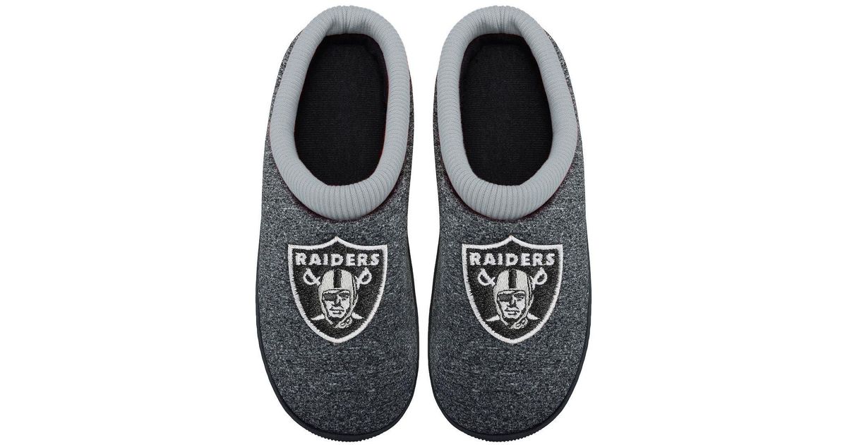 FOCO Las Vegas Raiders Team Cup Sole Slippers in Black for Men Lyst
