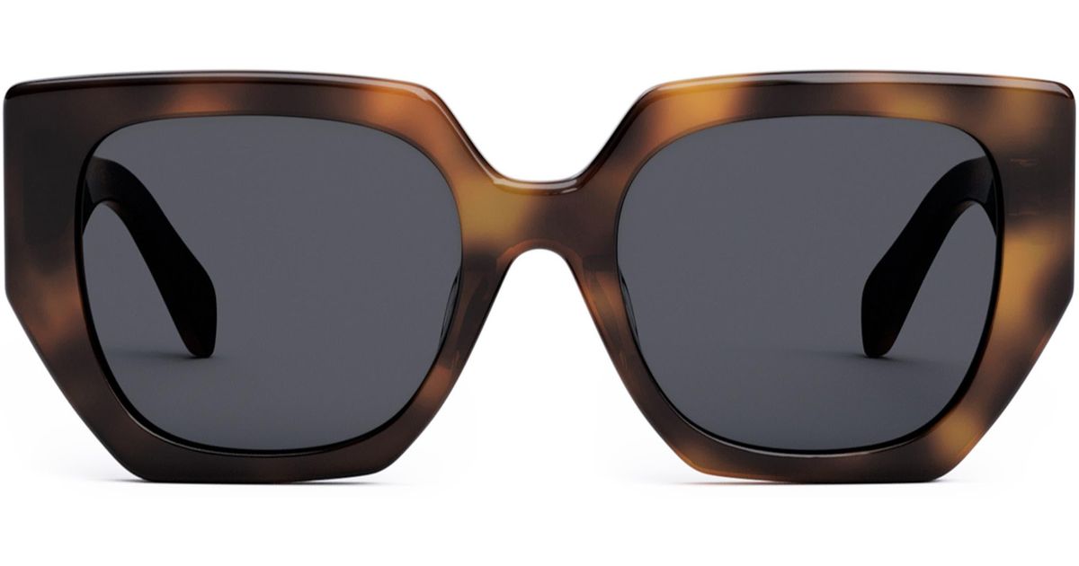 Celine Triomphe 55mm Butterfly Sunglasses in Black Lyst