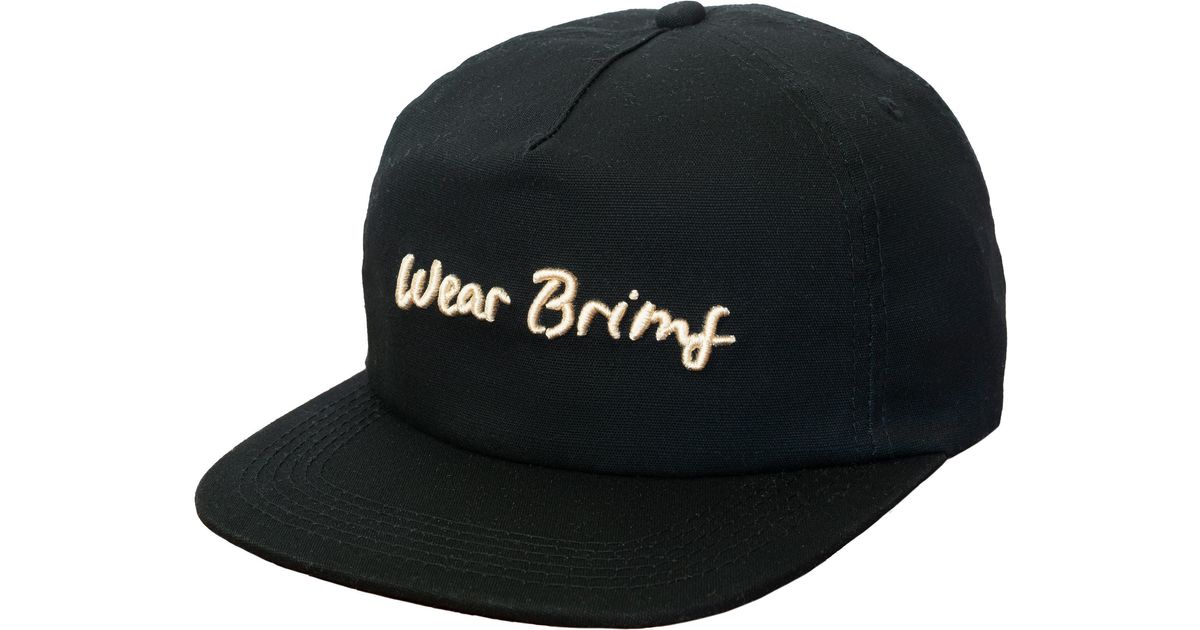 Wear Brims The Don Baseball Cap in Black for Men Lyst