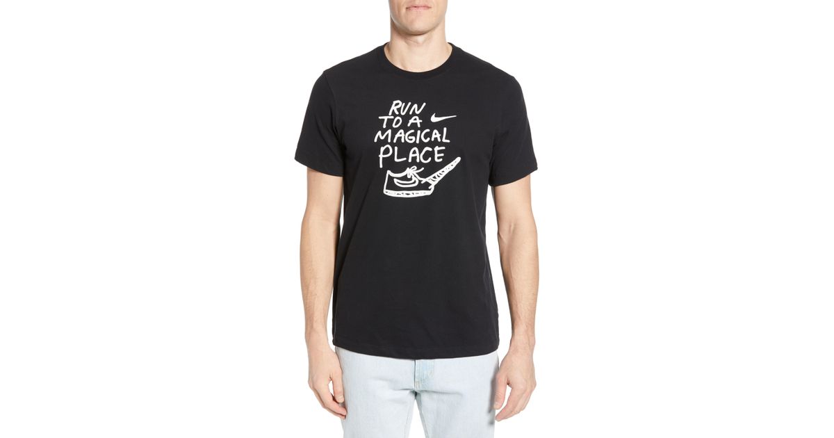 run to a magical place nike shirt