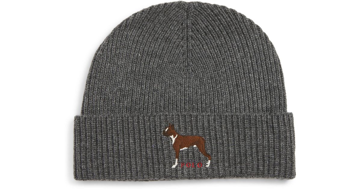 polo dog beanie