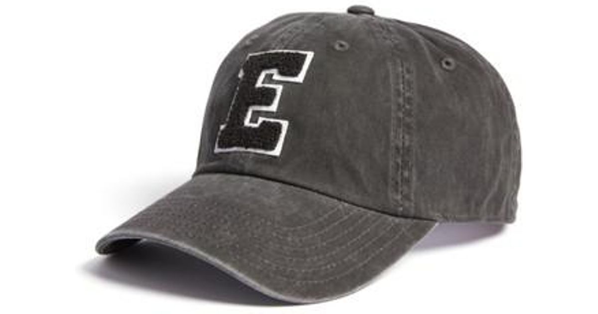 initial baseball cap