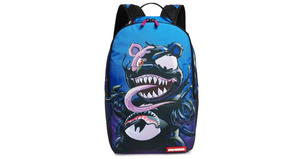 Sprayground Villain Bear Print Backpack in Blue for Men Lyst