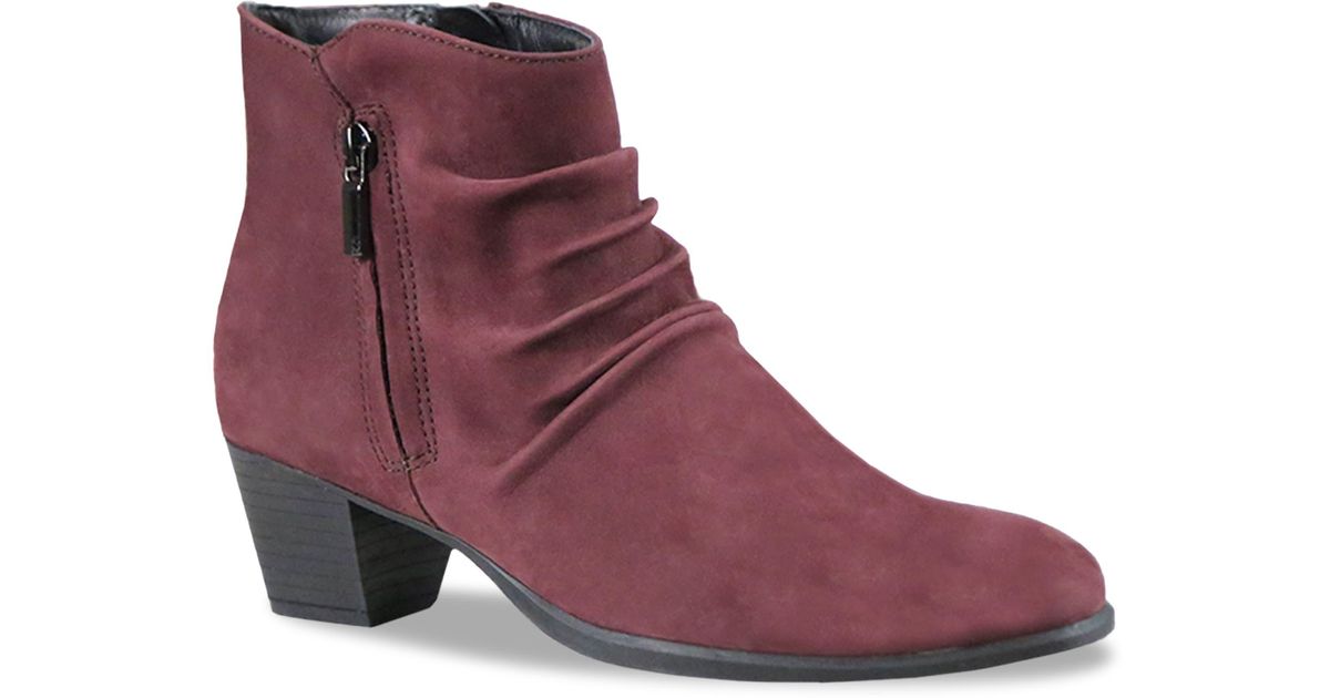 Munro Elliot Water Resistant Bootie in Purple Lyst