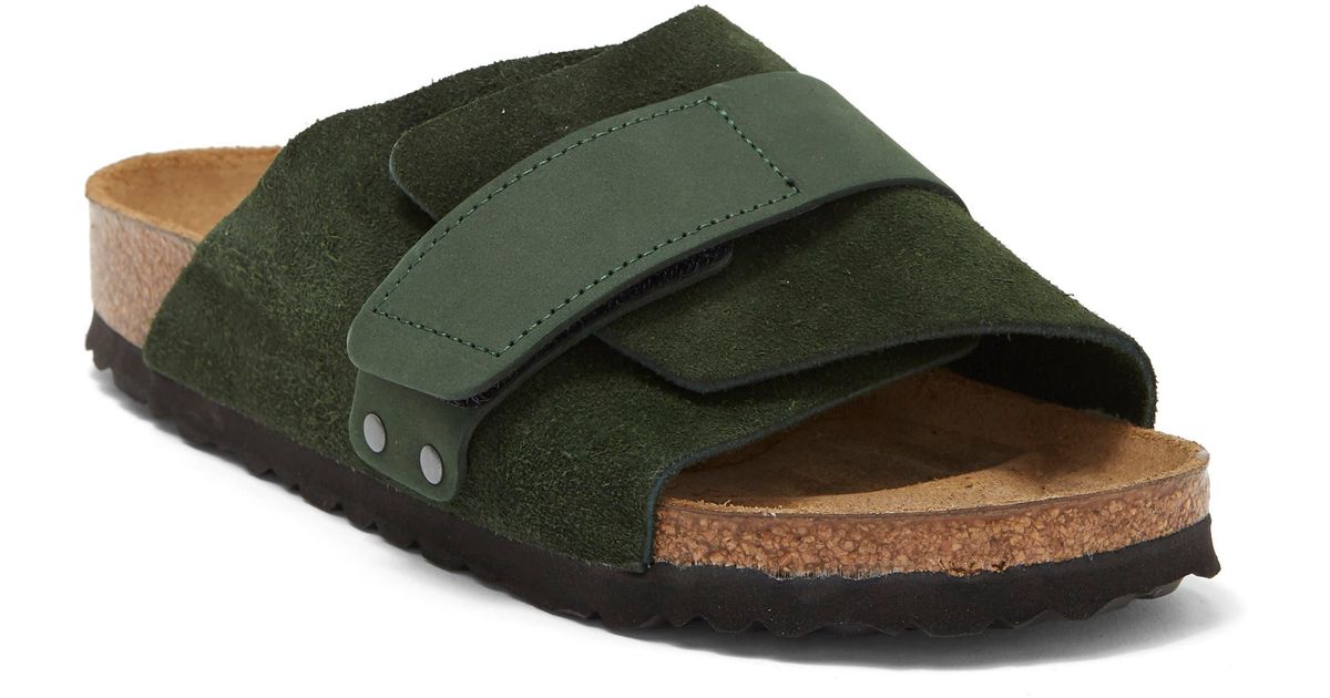 Birkenstock Kyoto Slide Sandal in Green Lyst