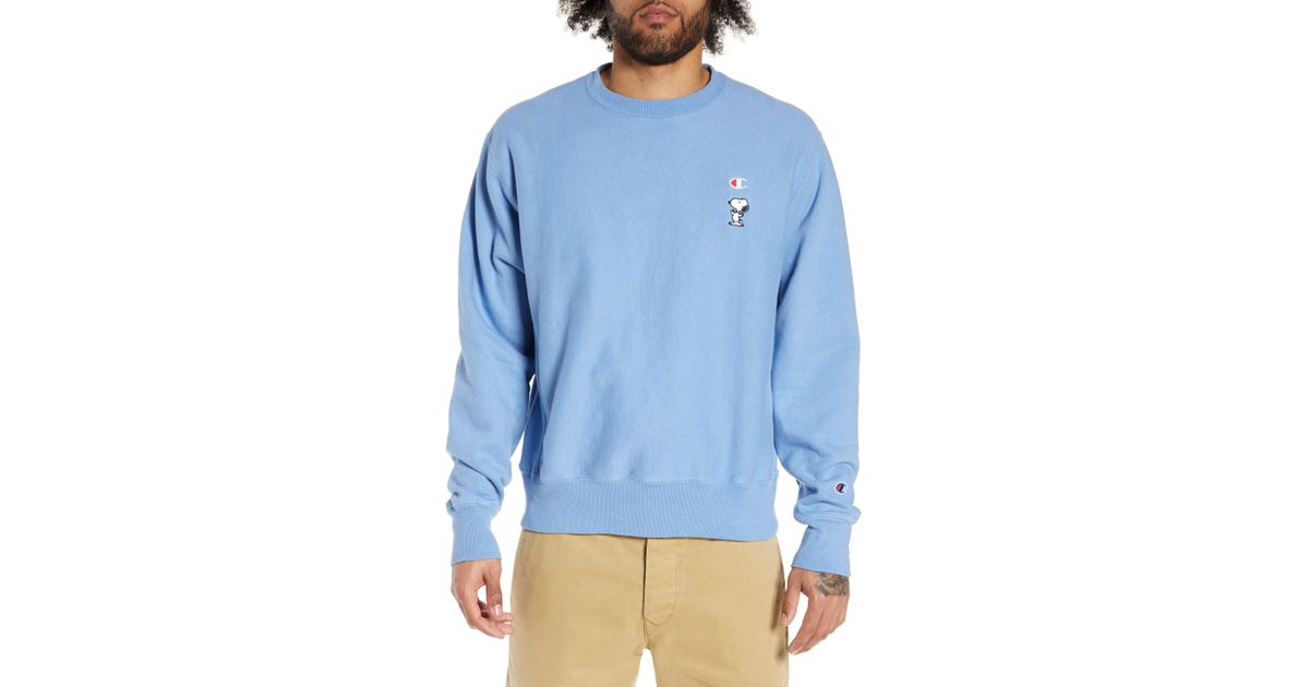 champion snoopy reverse weave hoodie