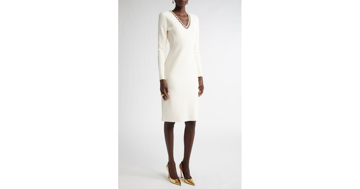 sachin and babi light blue dress St John Degrade Striped Paillette Knit Gown In Grey Multi