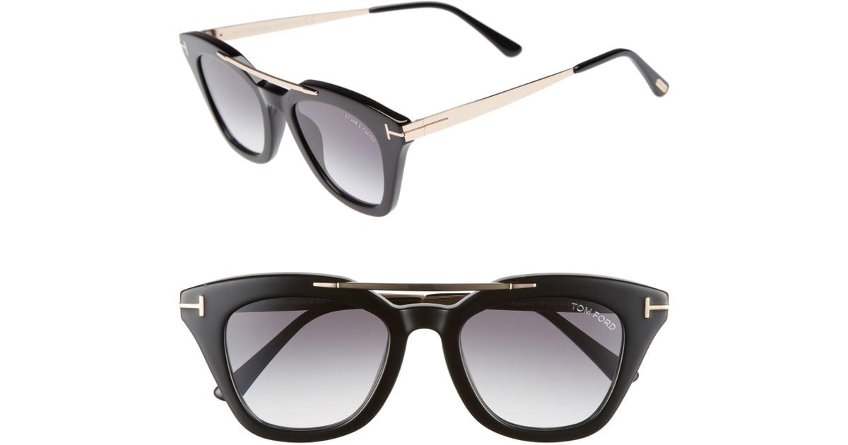 Tom Ford Anna 49mm Gradient Sunglasses 