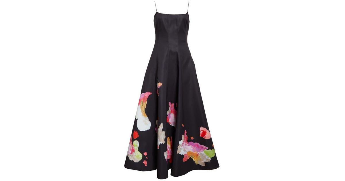 Acler Samstone Placed Floral Gown in White | Lyst Acler Samstone Placed Floral Gown in White | Lyst