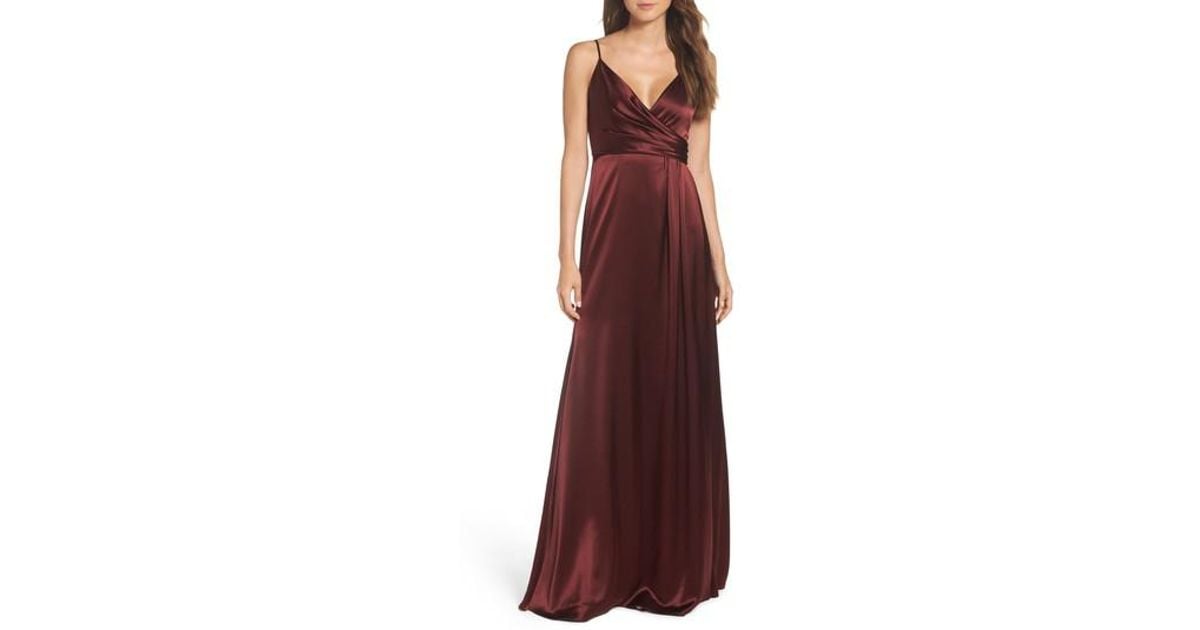 jill jill stuart satin gown