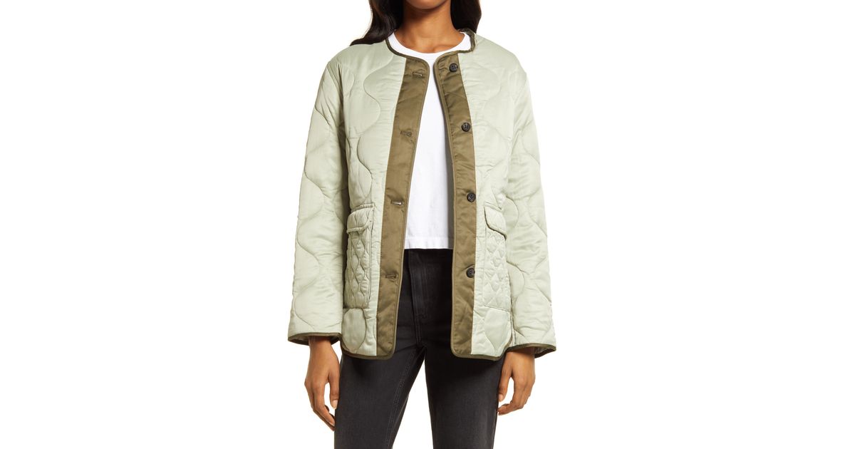 AllSaints Foxi Quilted Liner Jacket Lyst