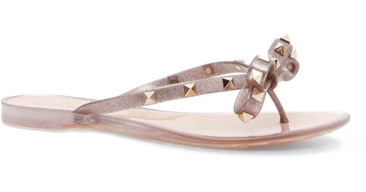 nordstrom valentino flip flops