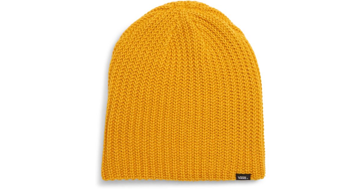 vans beanie yellow
