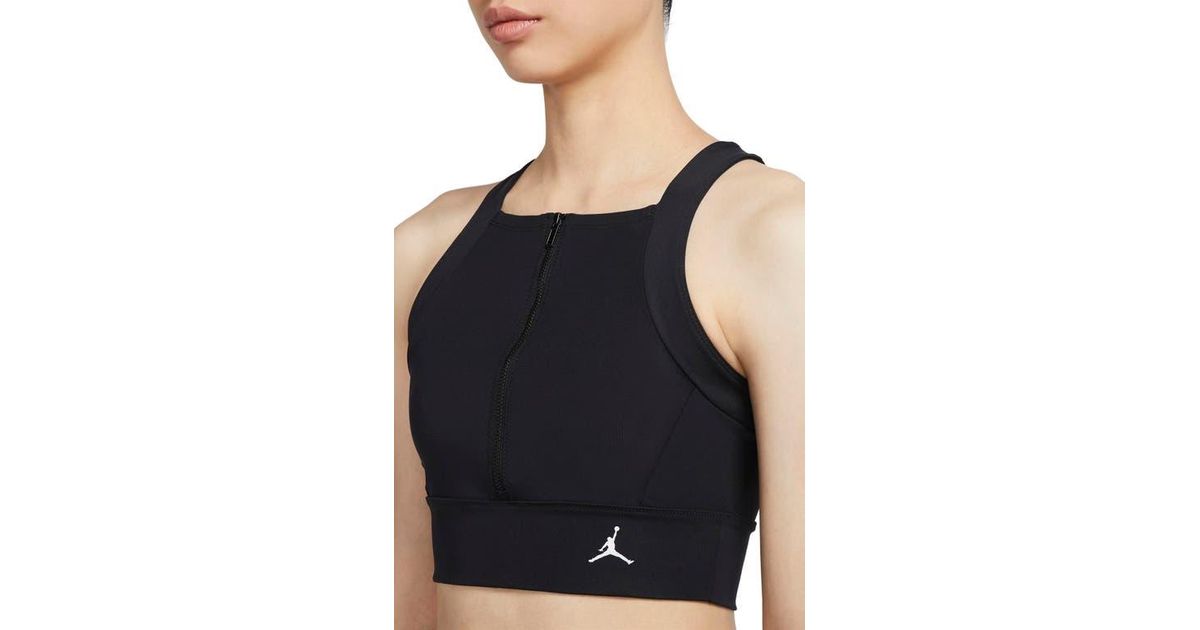 nike half zip cropped