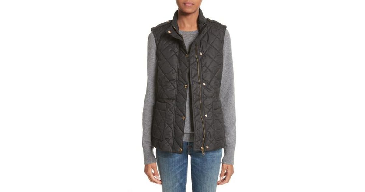 burberry quilted vest