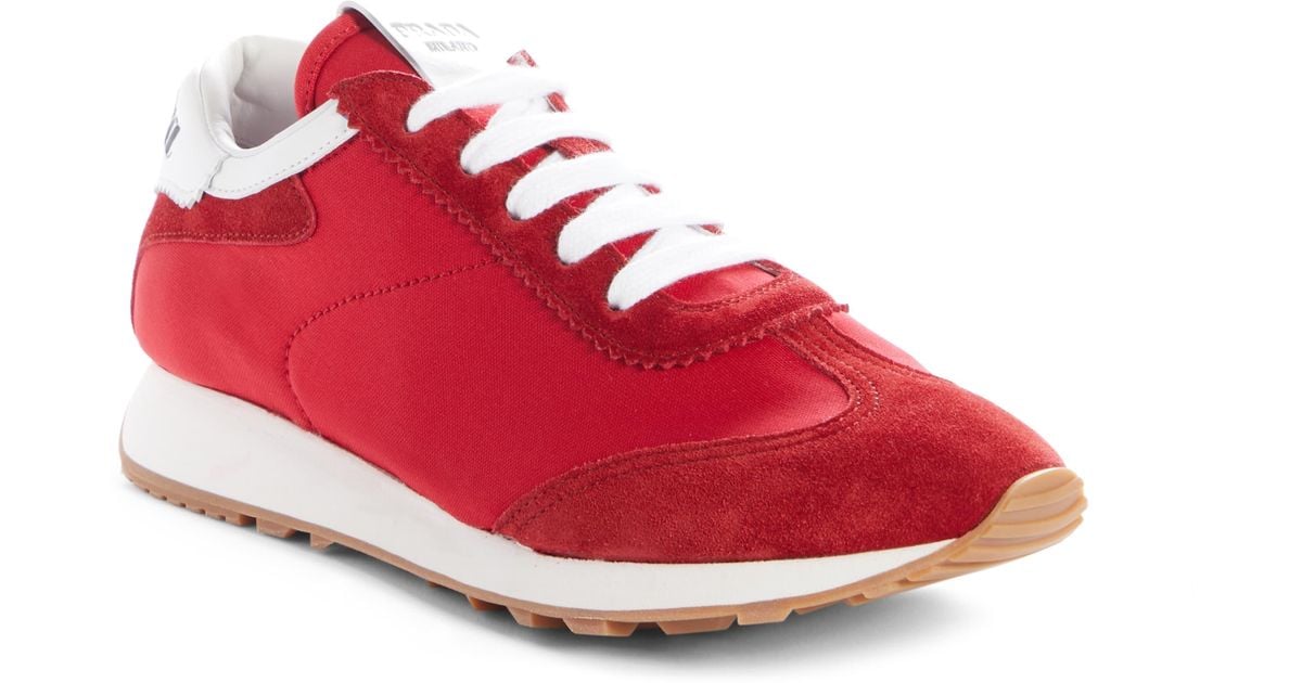 red prada trainers