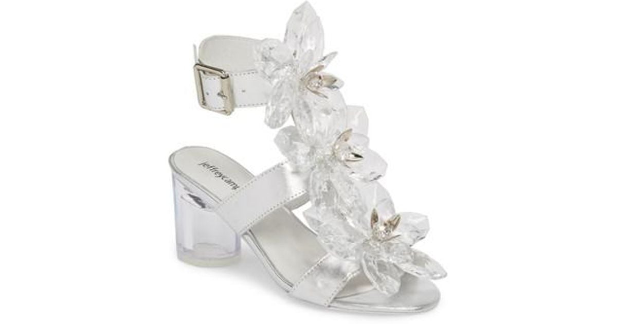 jeffrey campbell silver heels