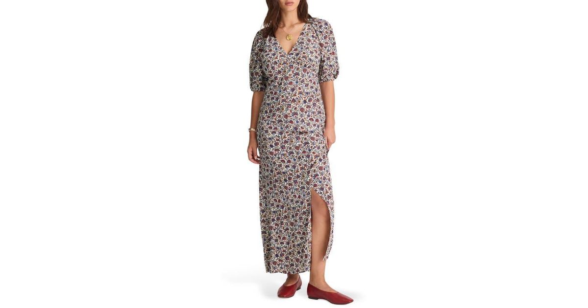 madewell empire waist dress Empire-Waist Midi Dress in 100% Linen