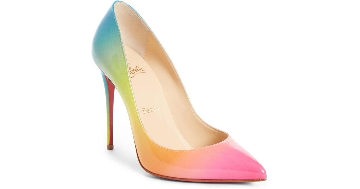 Christian Louboutin Rainbow Pigalle Follies Pump | Lyst