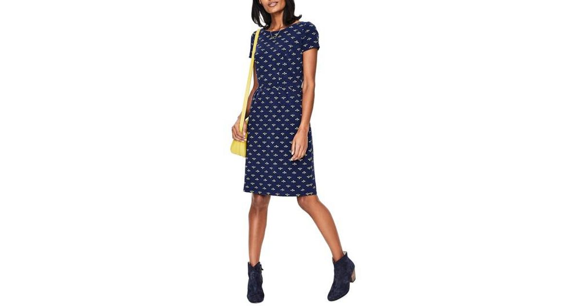 boden bird print dress