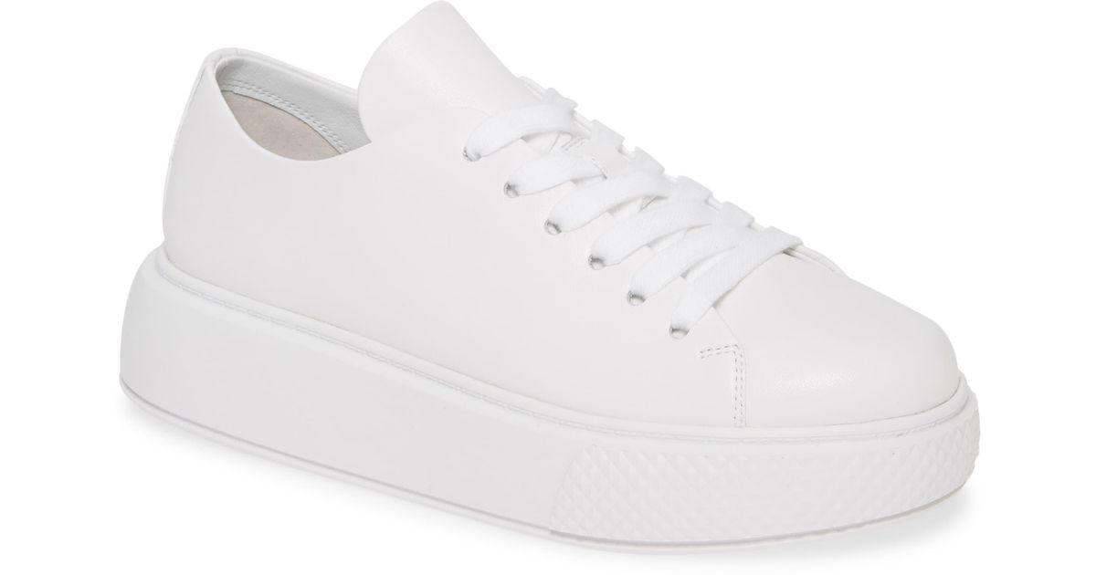 entourage low top platform sneaker