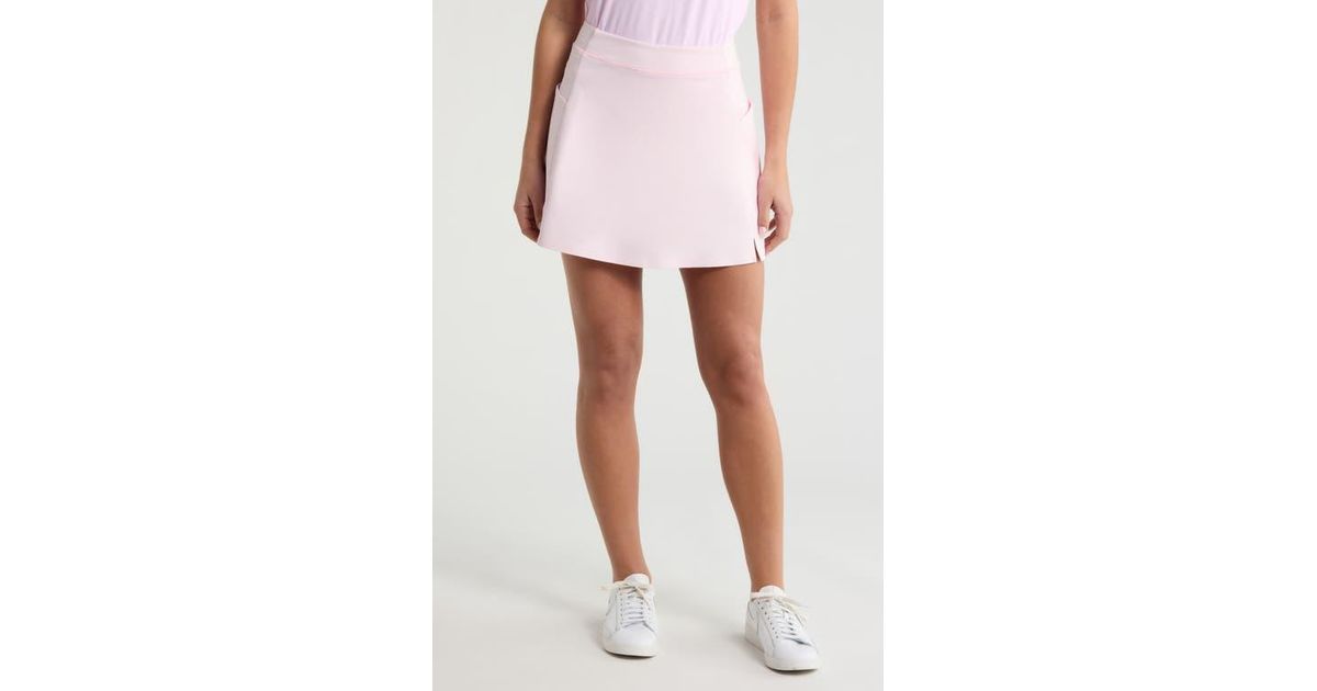 G/FORE Knockout A-Line Golf Skort in Pink | Lyst