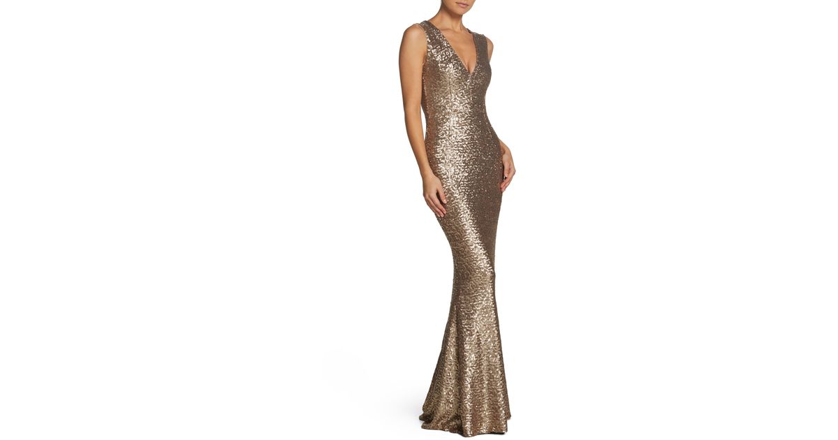 karina plunge mermaid gown