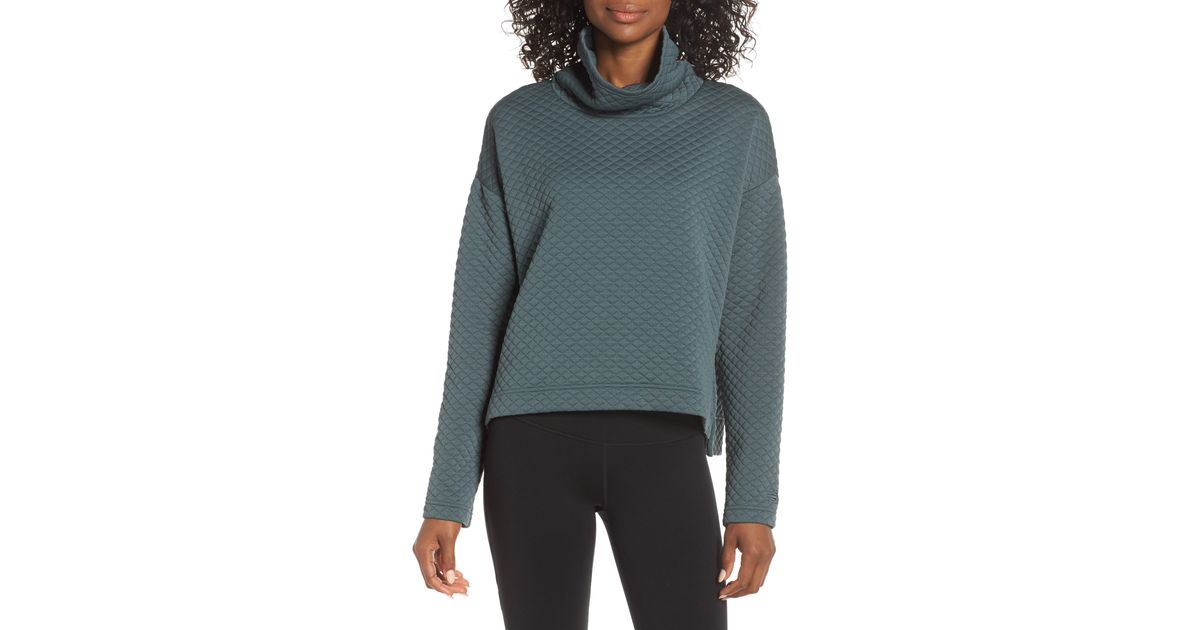 new balance funnel neck sweatshirt