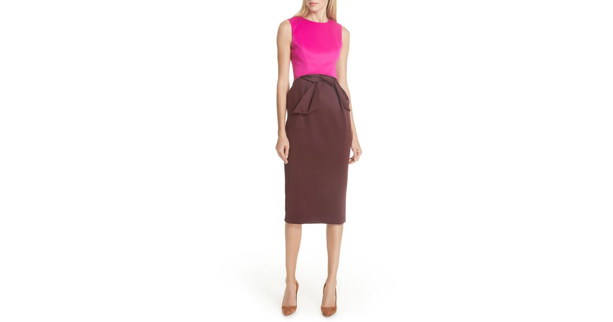 ted baker nikkita tulip bow dress