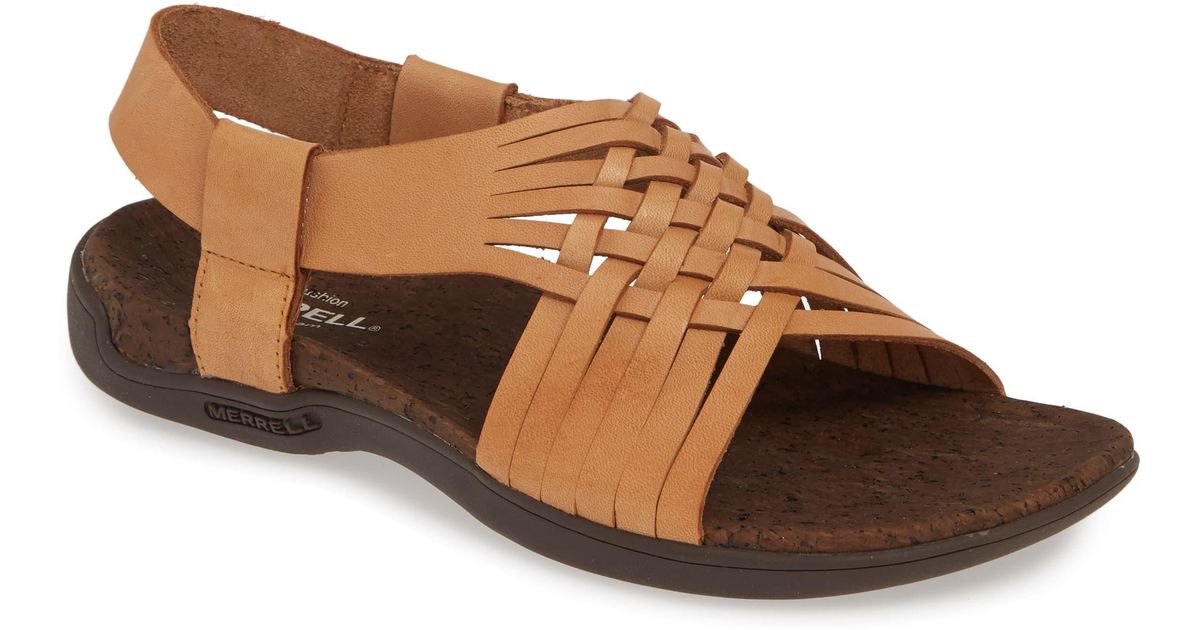 merrell tan sandals
