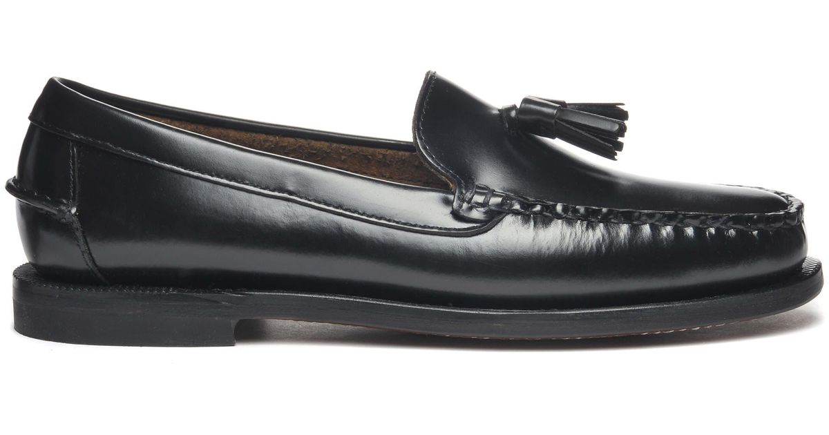 Sebago Classic Will Tassel Loafer in Black | Lyst