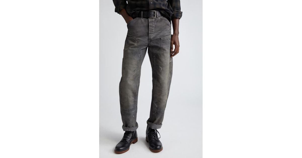 Ralph Lauren Jenkins Engineer Fit Distressed Canvas