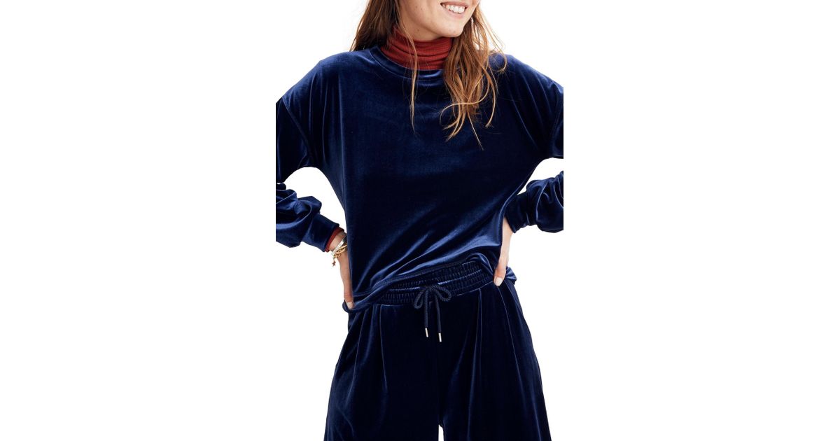 madewell velvet balloon sleeve dress