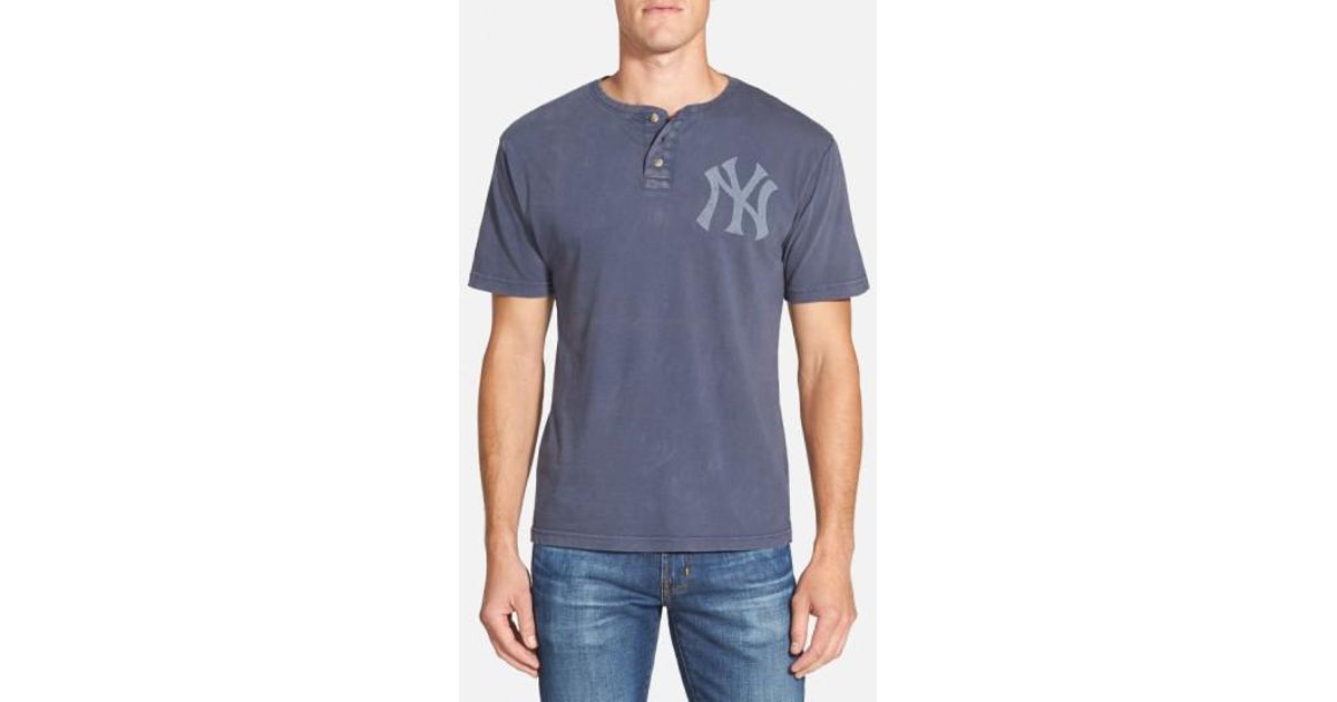 yankees henley shirt