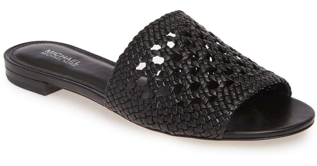 augustine woven slide sandal