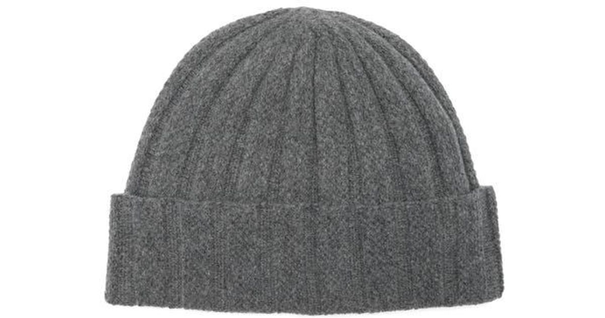 Nordstrom Cashmere Blend Gray Beanie New NORDSTROM Beanie 100% Cashmere NWT Gray 55% Recycled  main image 2