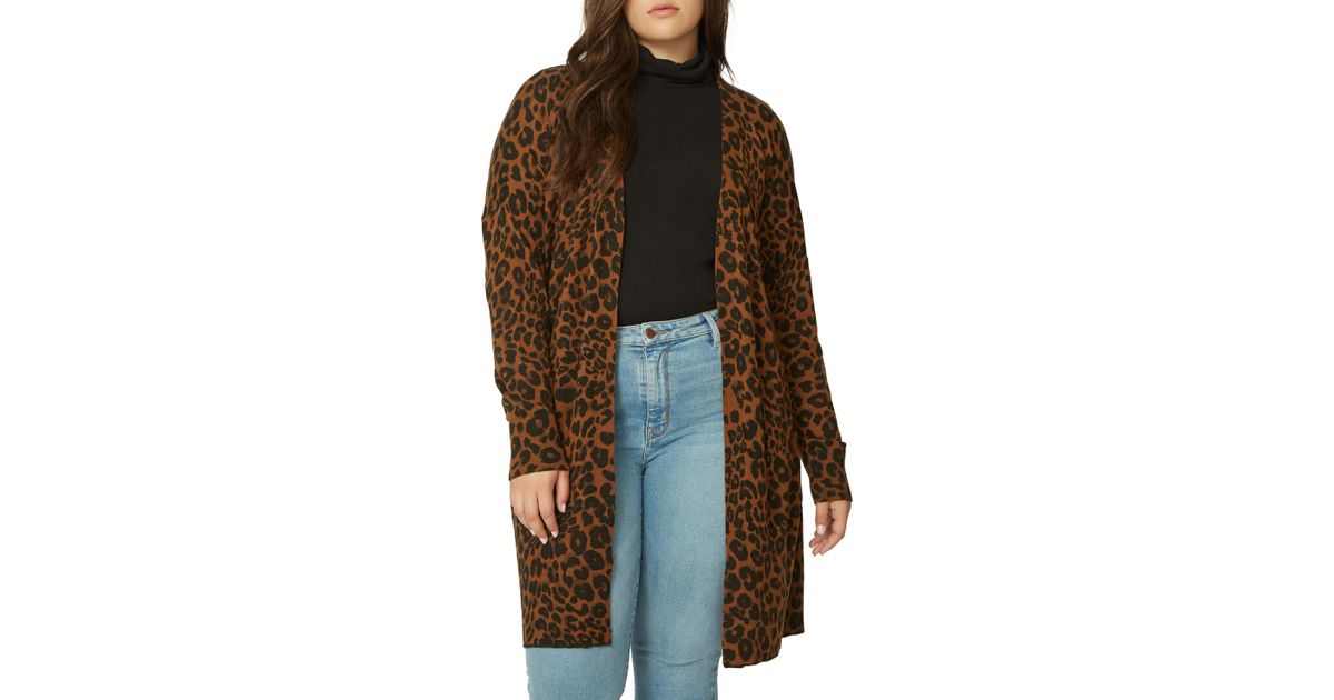 sanctuary lenox leopard print cardigan