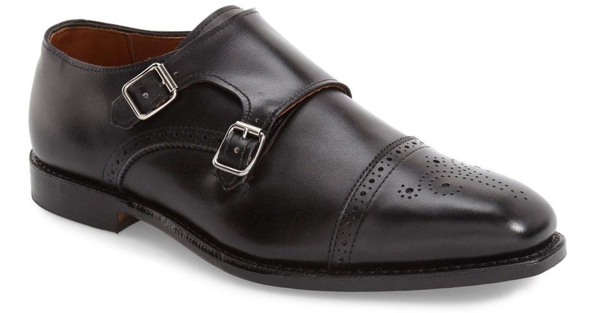 Allen Edmonds Leather 'st. Johns' Double Monk Strap Shoe in Black ...