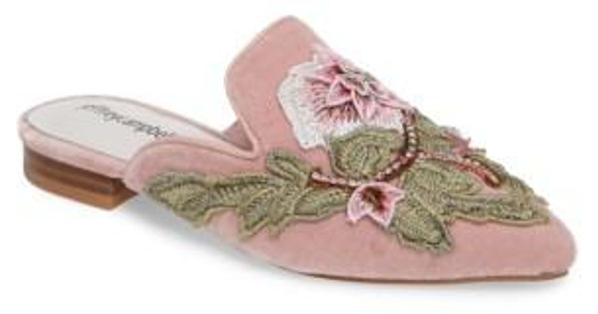jeffrey campbell pink mules