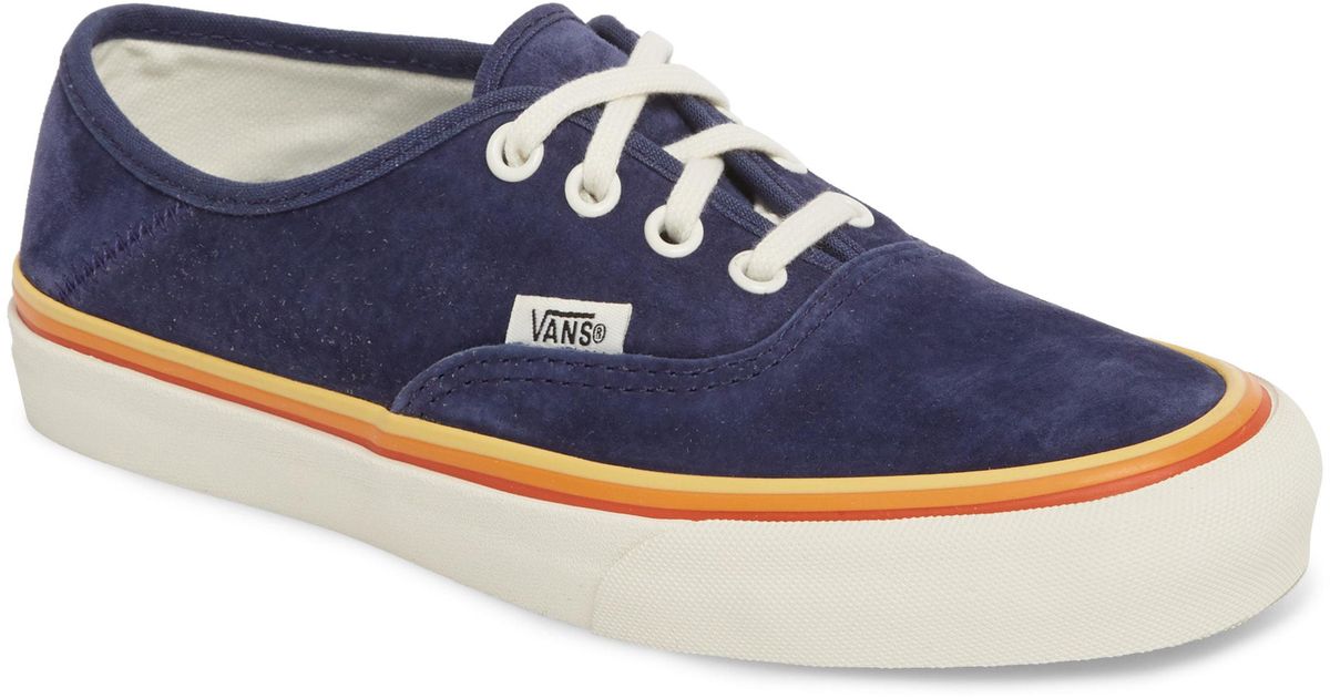 vans retro rainbow authentic sf sneaker