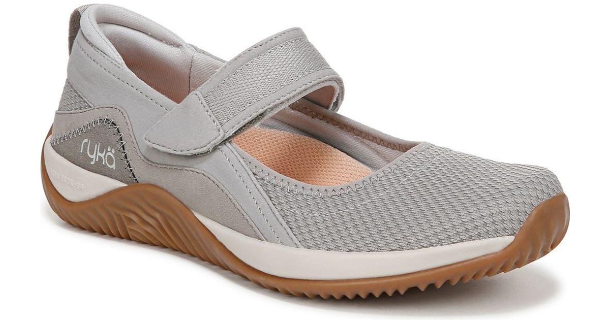 Scarpe Mary Jane Donna Ryka Echo – Con Cinturino In Velcro, Ammortizzazione RE-ZORB Lite, Leggere 210g, Rosa