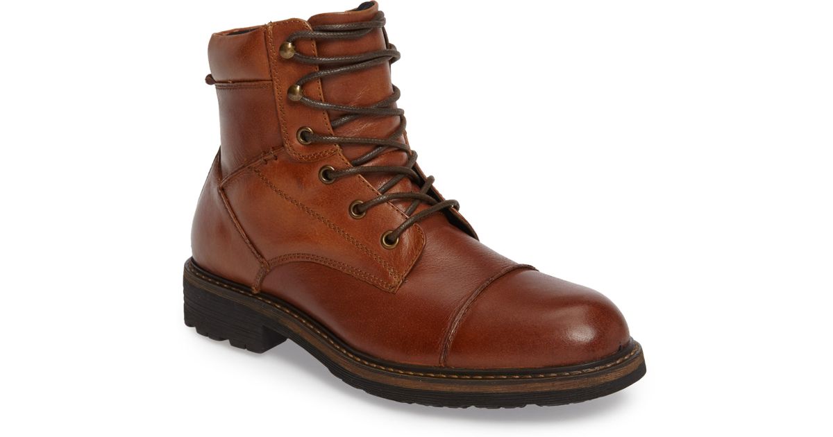 the rail derek cap toe boot