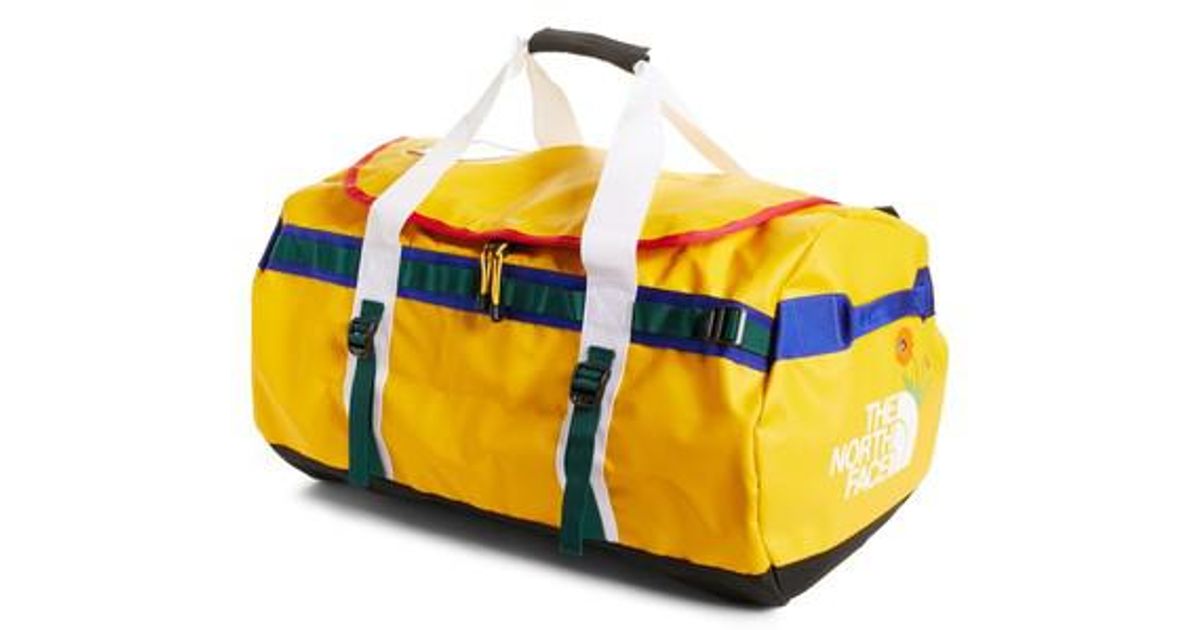 north face duffel bag medium yellow