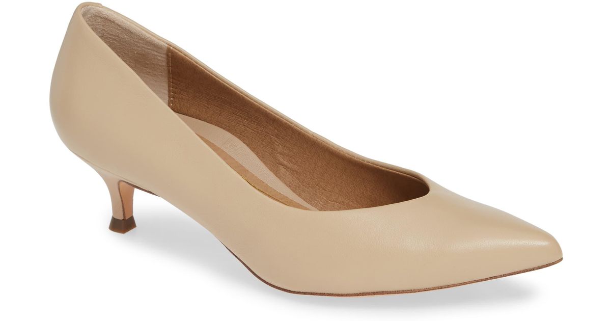 kitten heel wide width shoes